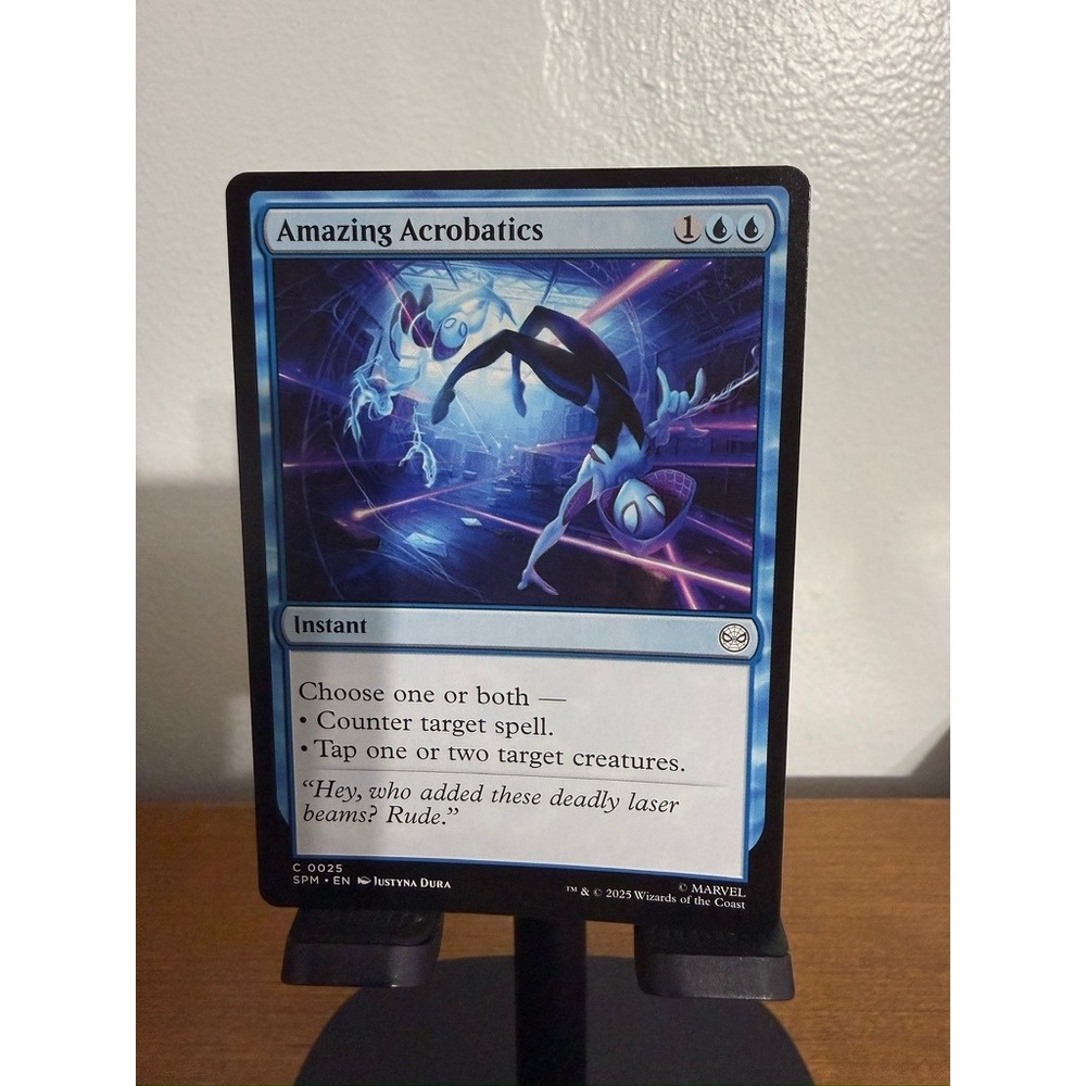 Amazing Acrobatics Magic The Gathering Marvel Secret Lair Spider-Gwen MTG 0025